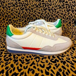 Madewell League Sneakers in Leather and Suede.